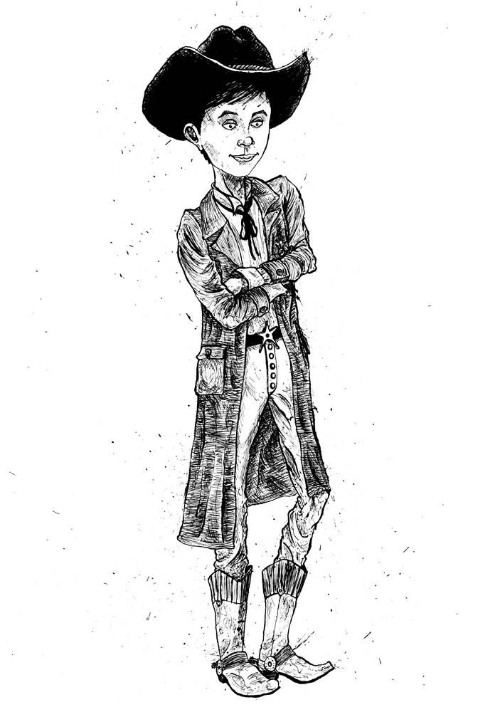 Cowboy child character