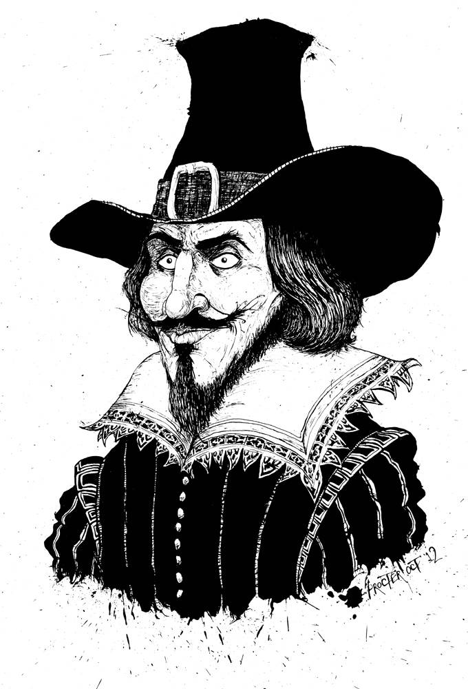 Guido Guy Fawkes caricature