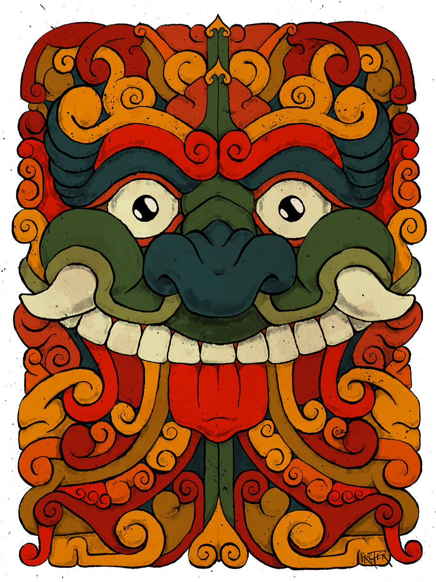 Cham period Kala Mask